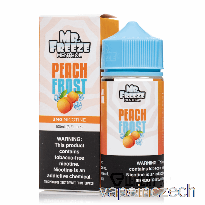 Peach Frost - Mr Freeze - 100ml 6mg Vape Bez Nikotinu
